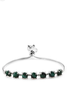 Malachite Bolo Bracelet